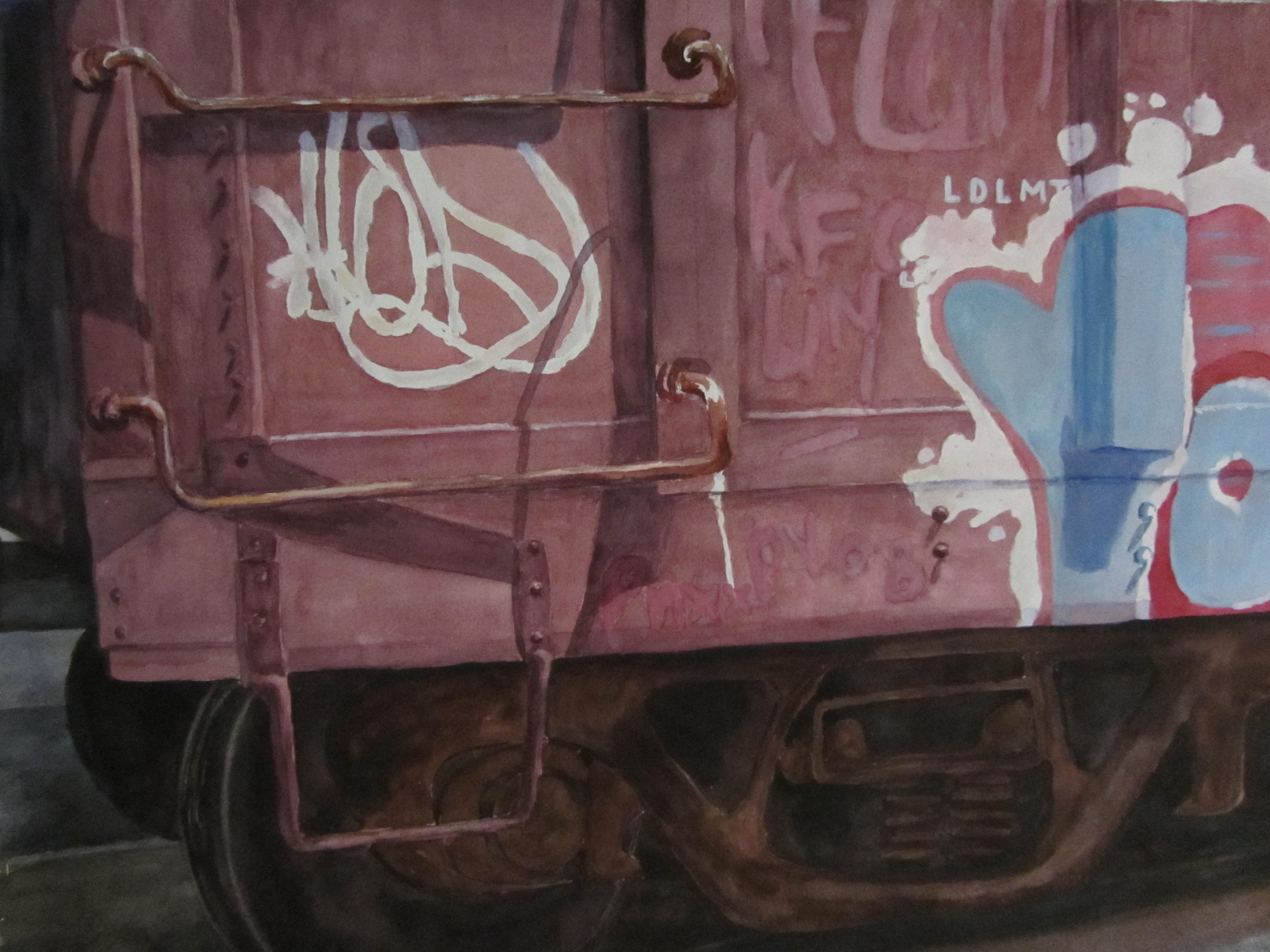 Pink boxcar